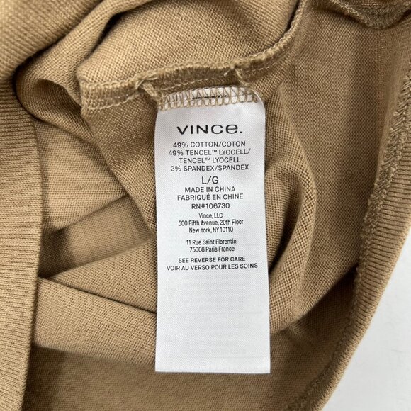 Vince Brown Knit Layered Midi Skirt | Size L - Picture 9 of 9